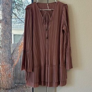 Flowy Pleated Free People Dress
